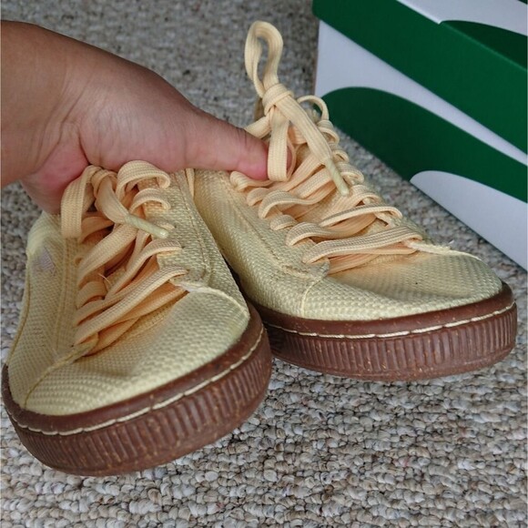Puma Basket Canvas Light Yellow sneakers - Picture 5 of 10